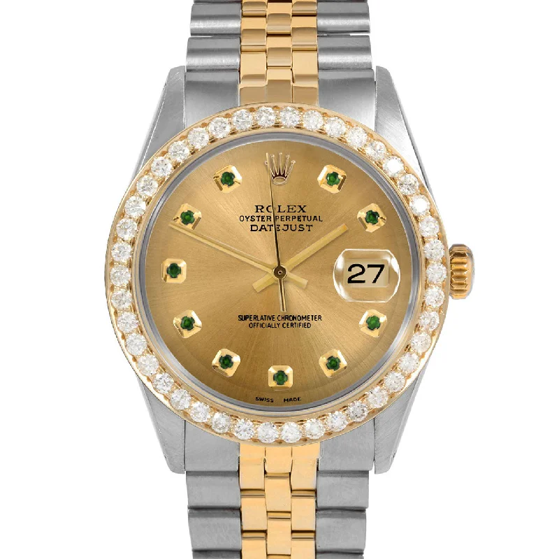 Rolex Datejust 36mm | 1601-TT-CHM-EMD-AM-25CT-JBL