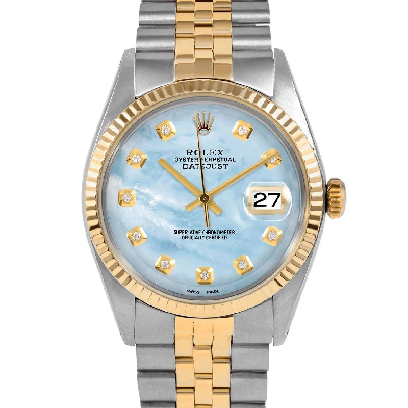 Rolex Datejust 36mm | 1601-TT-LBMOP-DIA-AM-FLT-JBL