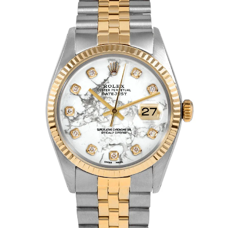 Rolex Datejust 36mm | 1601-TT-MRB-DIA-AM-FLT-JBL