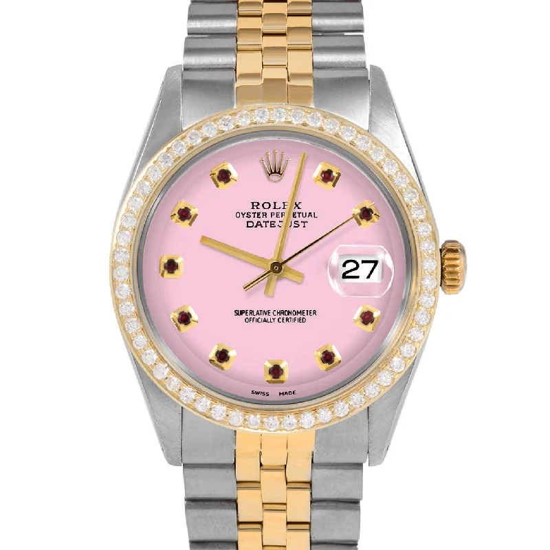 Rolex Datejust 36mm | 1601-TT-PNK-RBY-AM-BDS-JBL