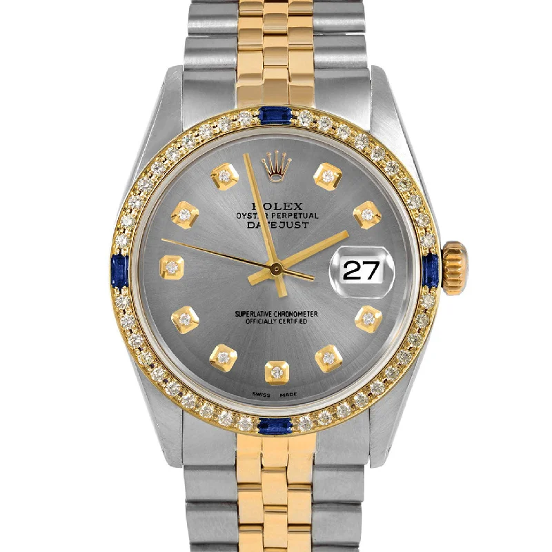 Rolex Datejust 36mm | 1601-TT-SLT-DIA-AM-4SPH-JBL