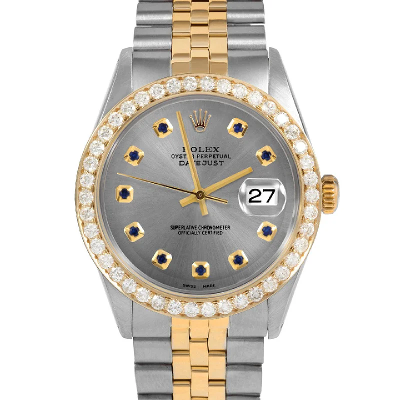 Rolex Datejust 36mm | 1601-TT-SLT-SPH-AM-25CT-JBL