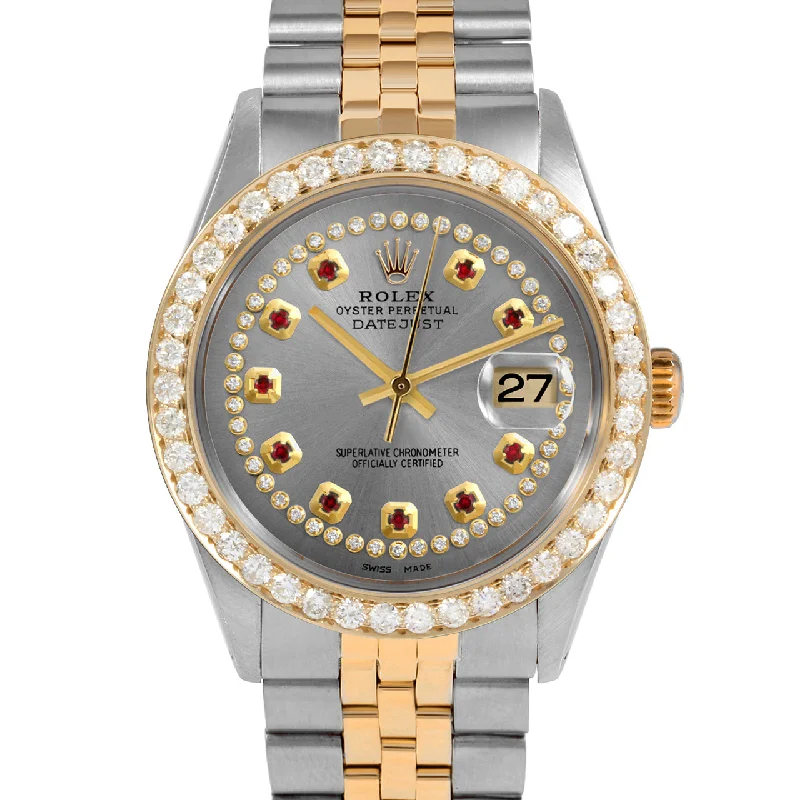 Rolex Datejust 36mm | 1601-TT-SLT-STRR-25CT-JBL