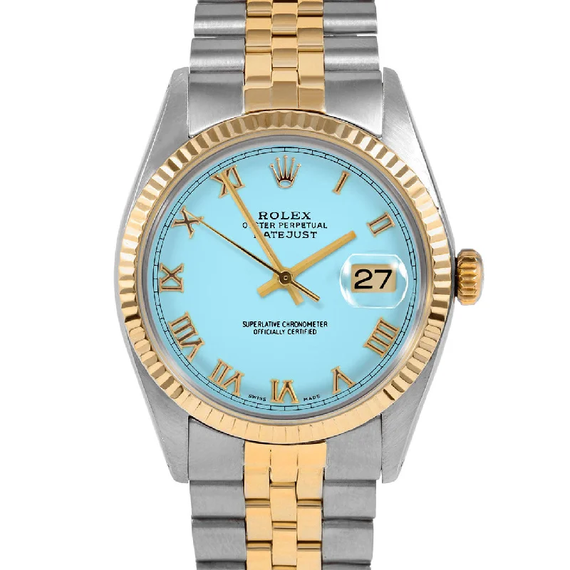 Rolex Datejust 36mm | 1601-TT-TRQ-ROM-FLT-JBL