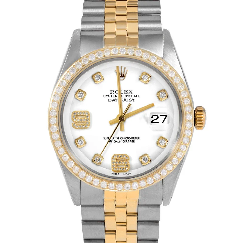 Rolex Datejust 36mm | 1601-TT-WHT-8DA69-BDS-JBL