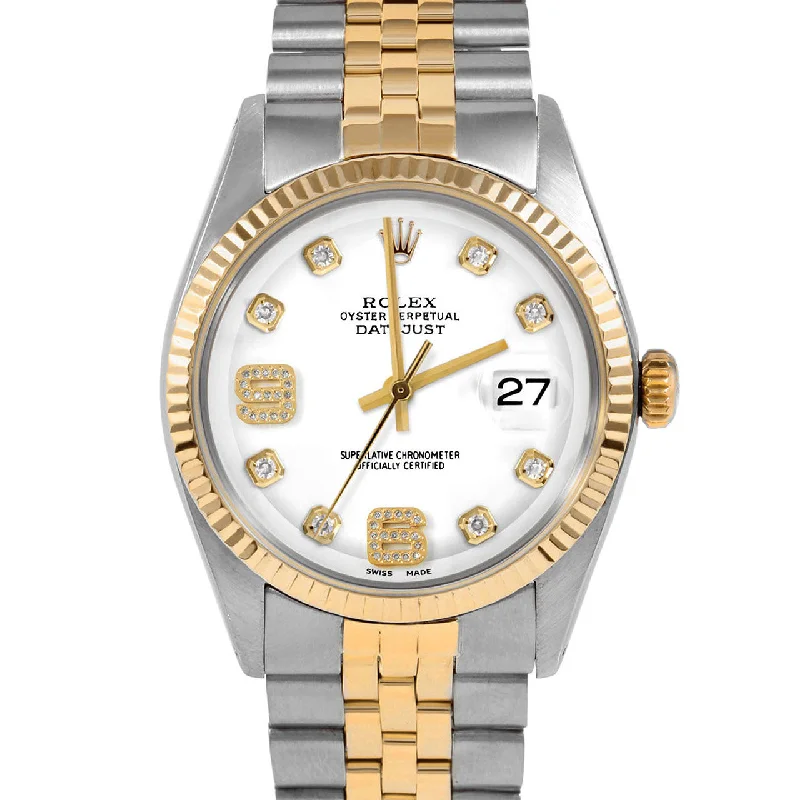 Rolex Datejust 36mm | 1601-TT-WHT-8DA69-FLT-JBL