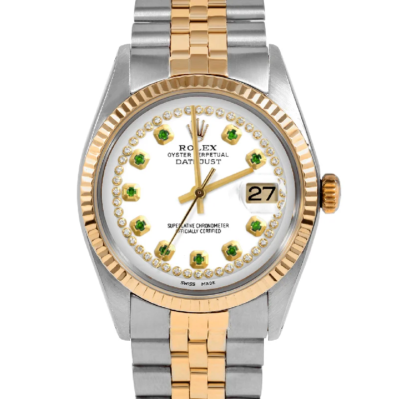 Rolex Datejust 36mm | 1601-TT-WHT-STRE-FLT-JBL