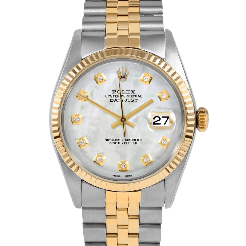 Rolex Datejust 36mm | 1601-TT-WMOP-DIA-AM-FLT-JBL