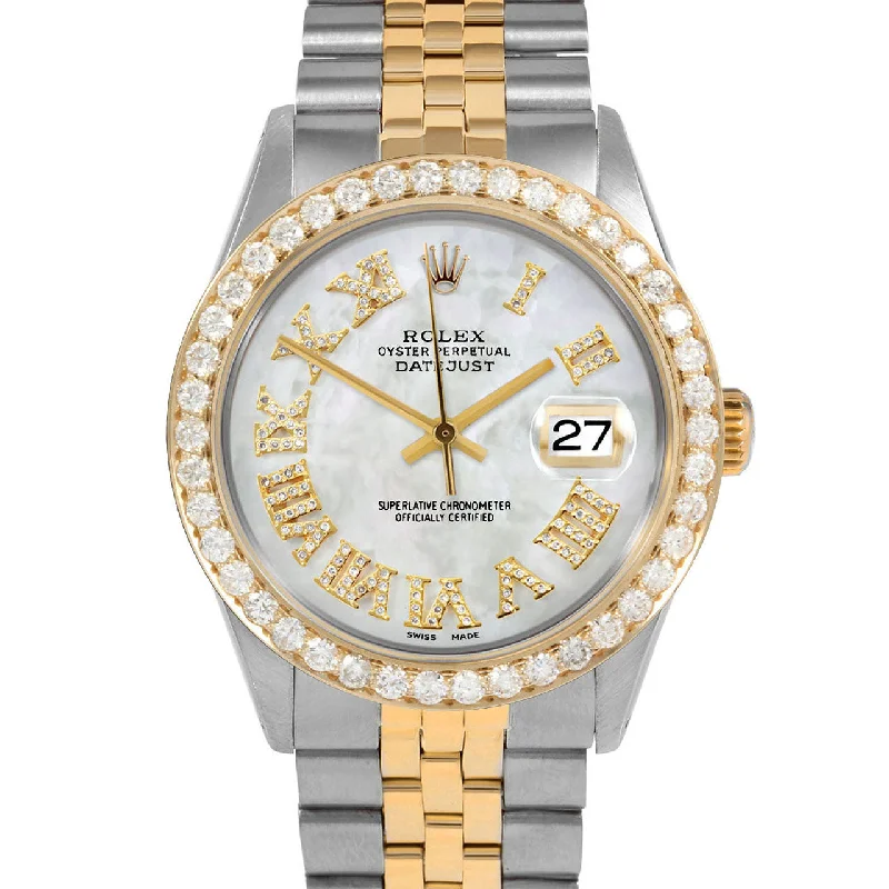 Rolex Datejust 36mm | 1601-TT-WMOP-FDR-25CT-JBL