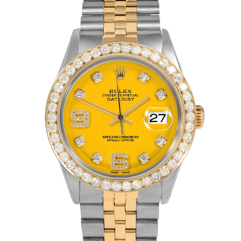 Rolex Datejust 36mm | 1601-TT-YLW-8DA69-25CT-JBL