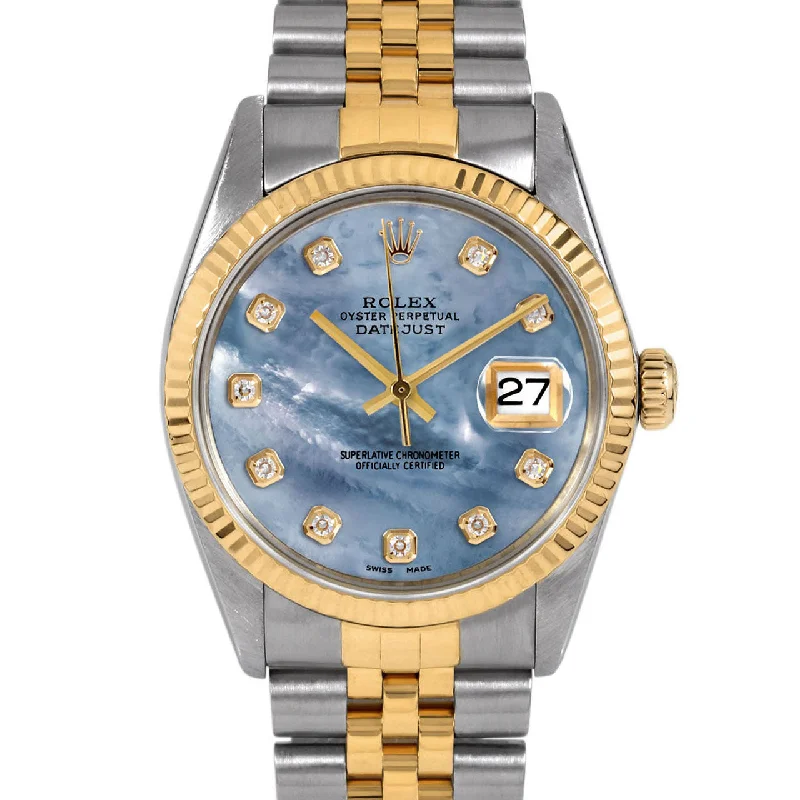 Rolex Datejust 36mm | 16013-BLMOP-DIA-AM-FLT-JBL