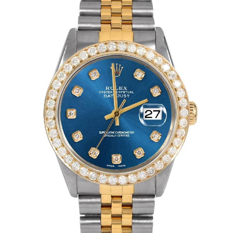 Rolex Datejust 36mm | 16013-BLU-DIA-AM-25CT-JBL