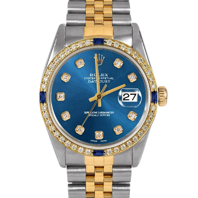 Rolex Datejust 36mm | 16013-BLU-DIA-AM-4SPH-JBL