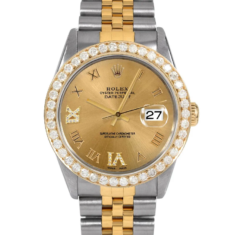 Rolex Datejust 36mm | 16013-CHM-RDR69-25CT-JBL