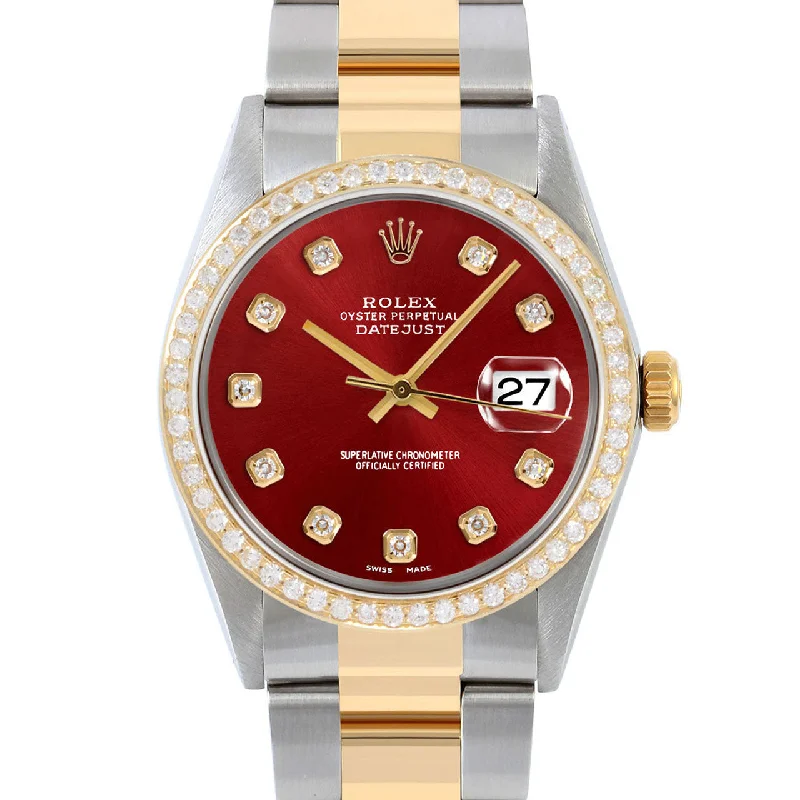 Rolex Datejust 36mm | 16013-RED-DIA-AM-BDS-OYS