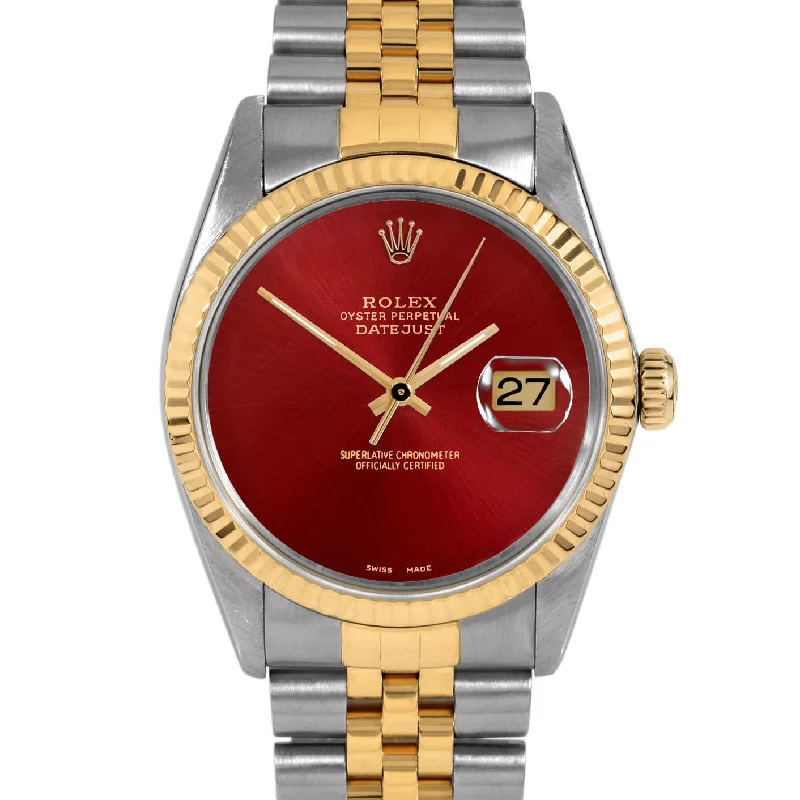 Rolex Datejust 36mm | 16013-RED-NOHM-FLT-JBL