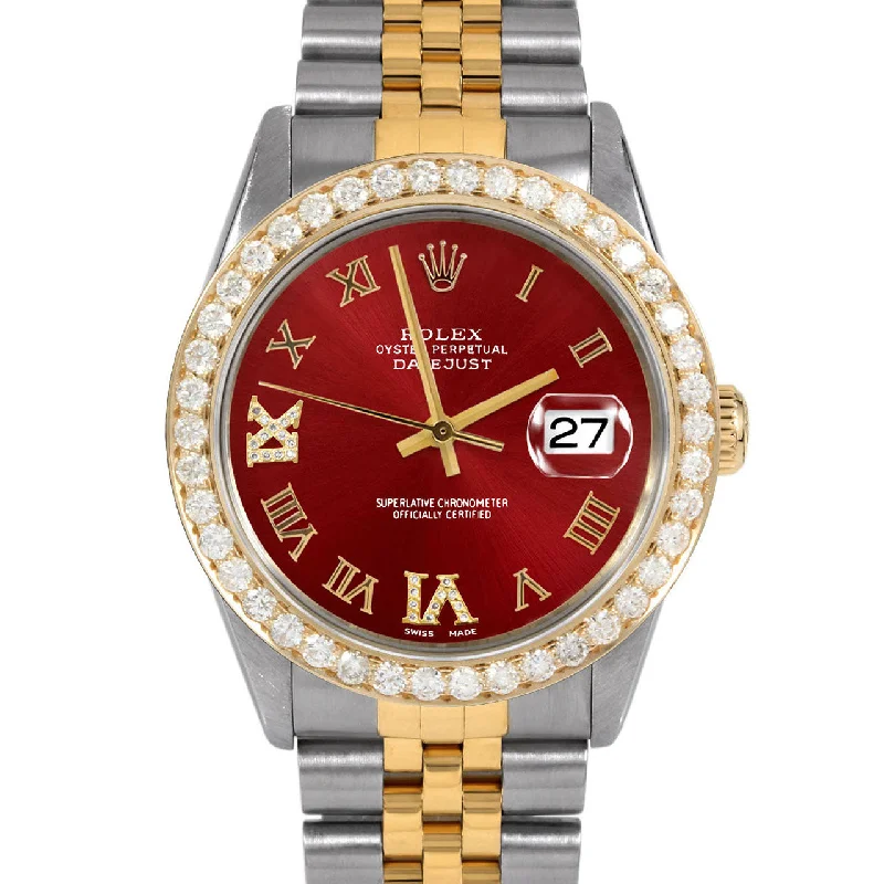 Rolex Datejust 36mm | 16013-RED-RDR69-25CT-JBL