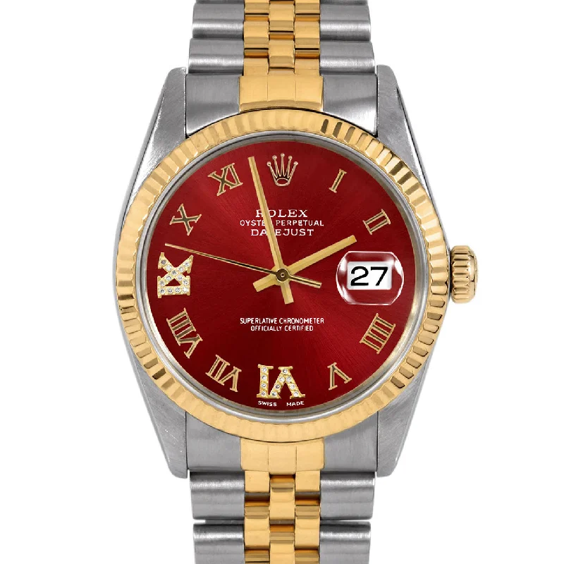 Rolex Datejust 36mm | 16013-RED-RDR69-FLT-JBL