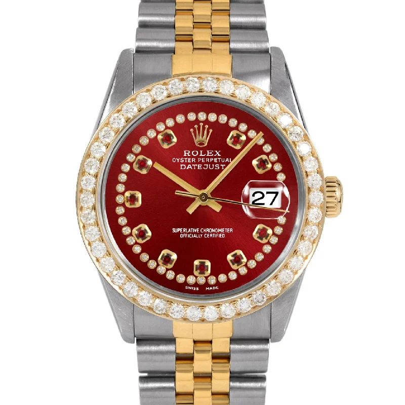 Rolex Datejust 36mm | 16013-RED-STRR-25CT-JBL