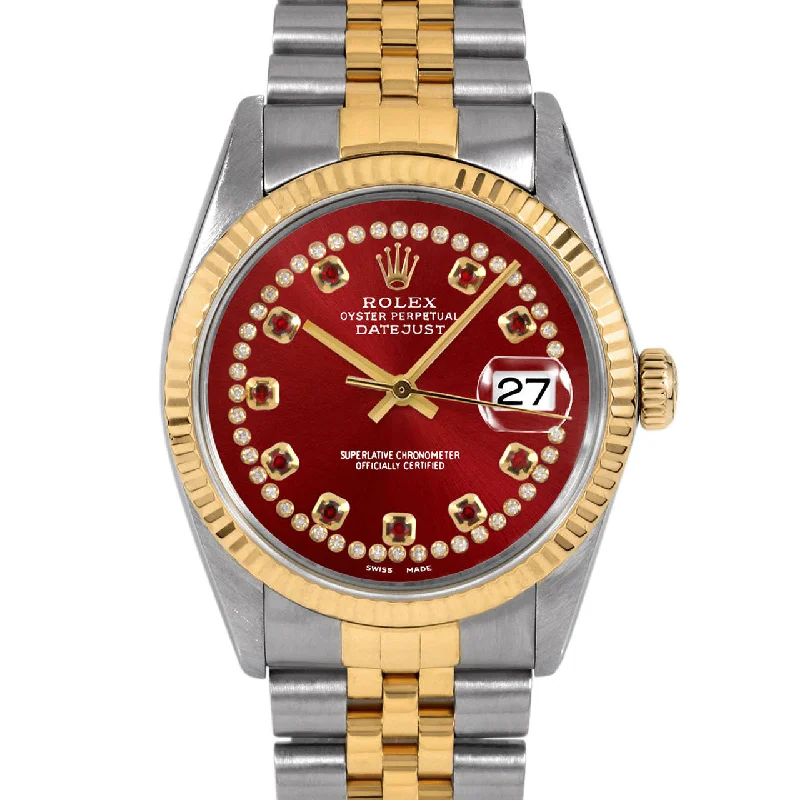 Rolex Datejust 36mm | 16013-RED-STRR-FLT-JBL