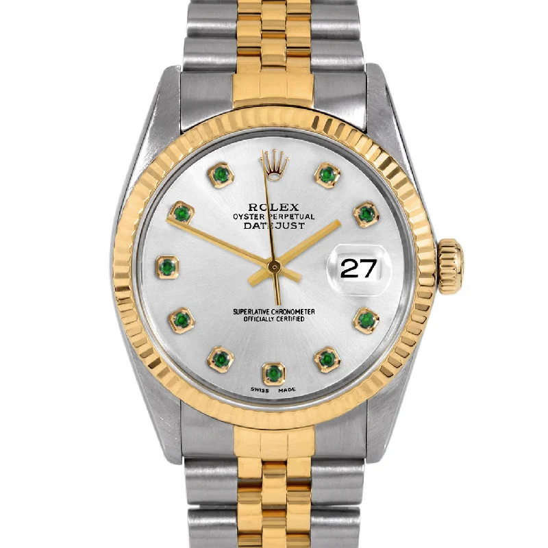 Rolex Datejust 36mm | 16013-SLV-EMD-AM-FLT-JBL