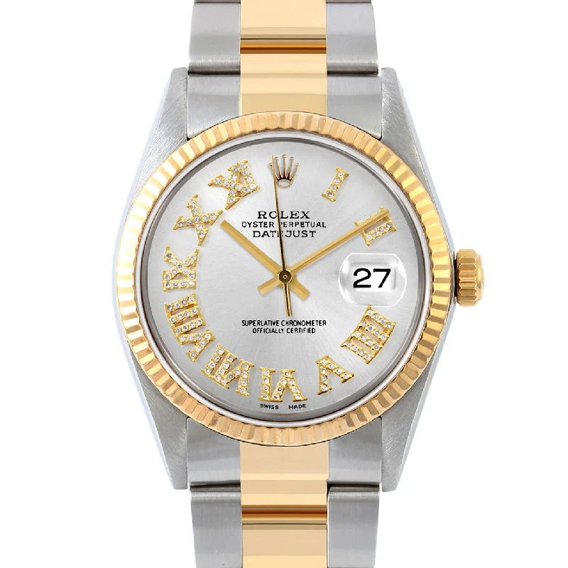 Rolex Datejust 36mm | 16013-SLV-FDR-FLT-OYS