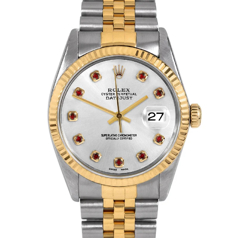 Rolex Datejust 36mm | 16013-SLV-RBY-AM-FLT-JBL