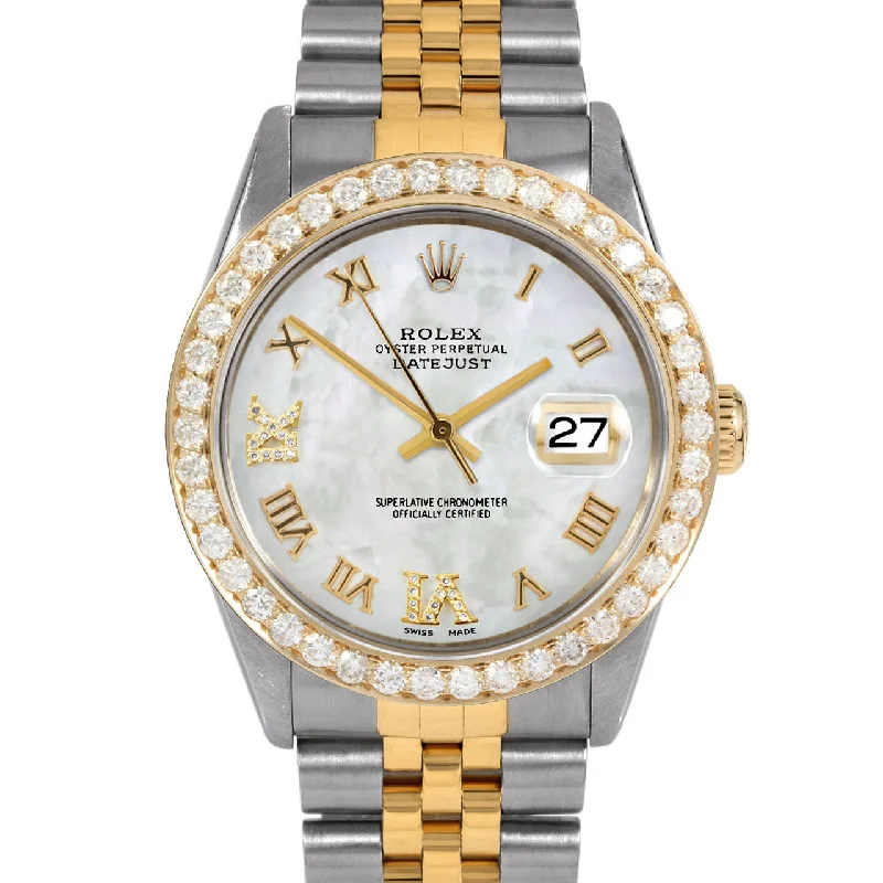 Rolex Datejust 36mm | 16013-WMOP-RDR69-25CT-JBL