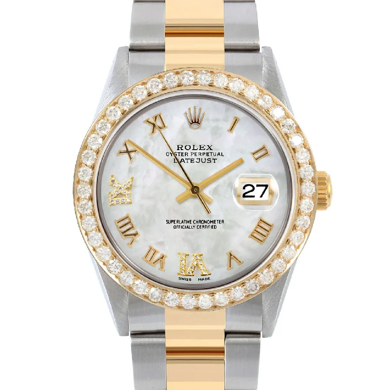 Rolex Datejust 36mm | 16013-WMOP-RDR69-25CT-OYS