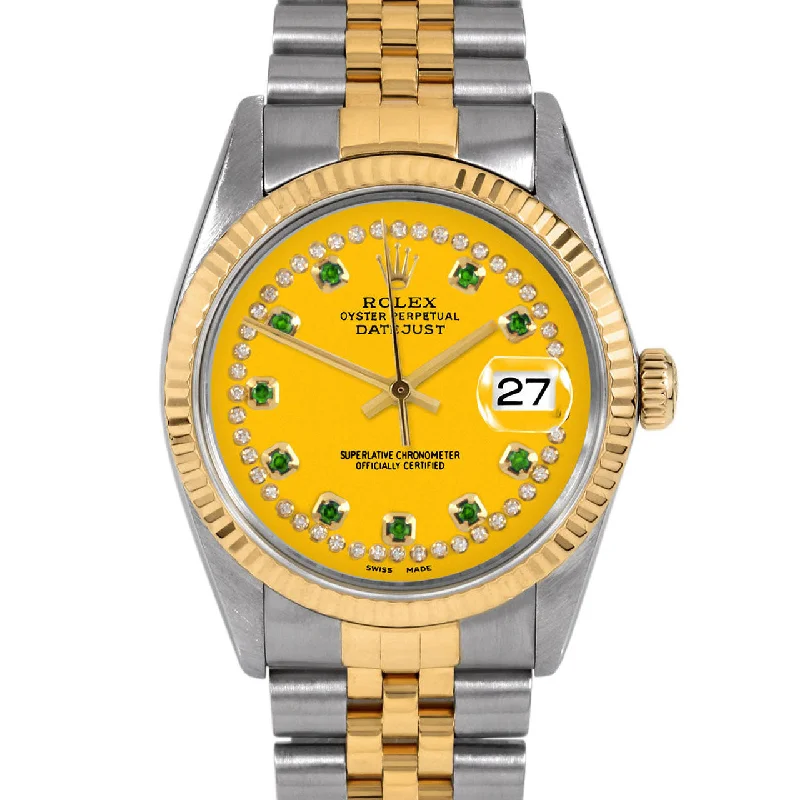 Rolex Datejust 36mm | 16013-YLW-STRE-FLT-JBL