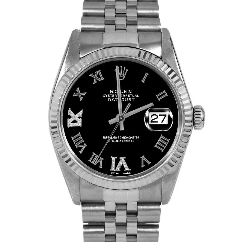 Rolex Datejust 36mm | 16014-BLK-RDR69-FLT-JBL