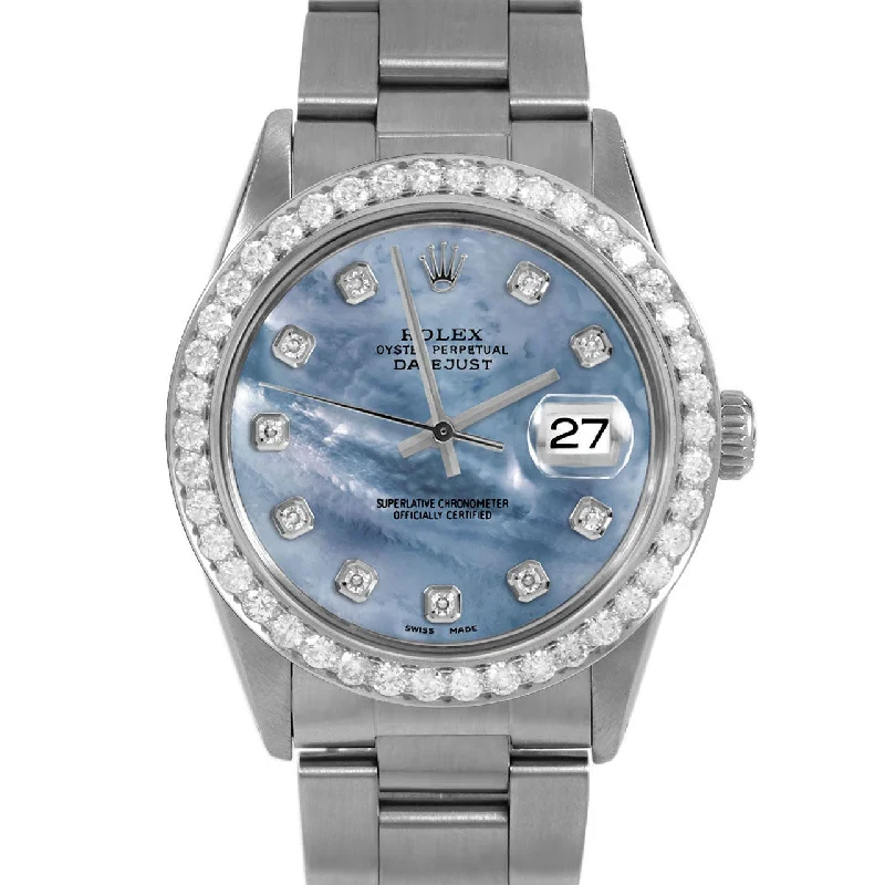 Rolex Datejust 36mm | 16014-BLMOP-DIA-AM-25CT-OYS