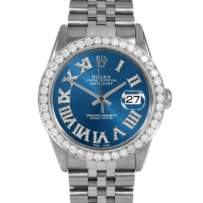 Rolex Datejust 36mm | 16014-BLU-FDR-25CT-JBL