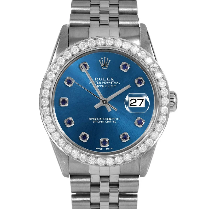 Rolex Datejust 36mm | 16014-BLU-SPH-AM-25CT-JBL