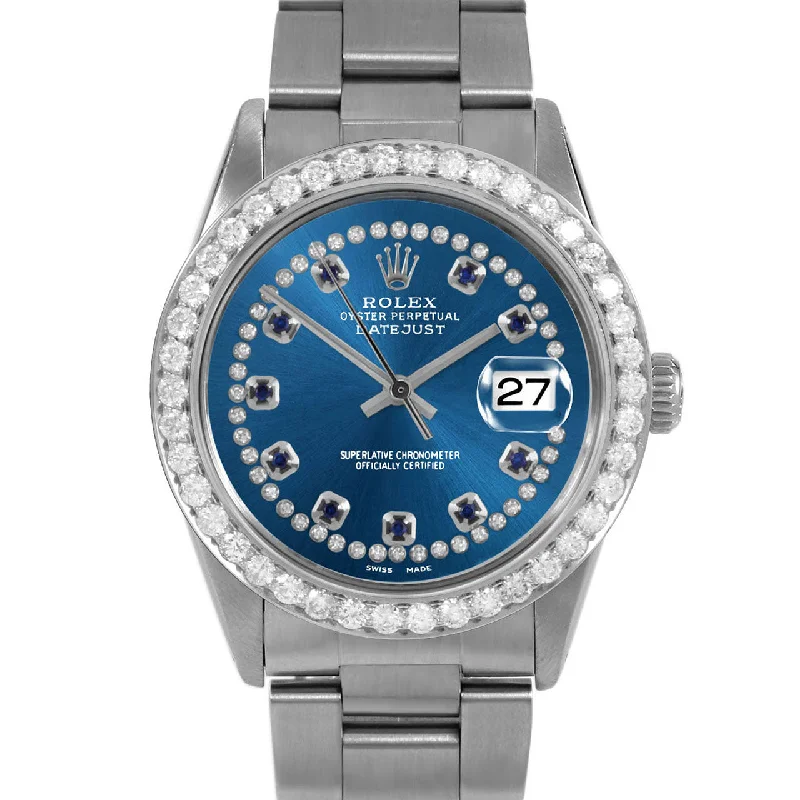 Rolex Datejust 36mm | 16014-BLU-STRS-25CT-OYS