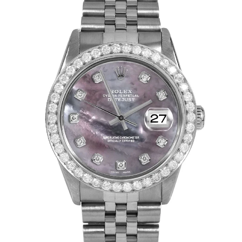 Rolex Datejust 36mm | 16014-BMOP-DIA-AM-25CT-JBL