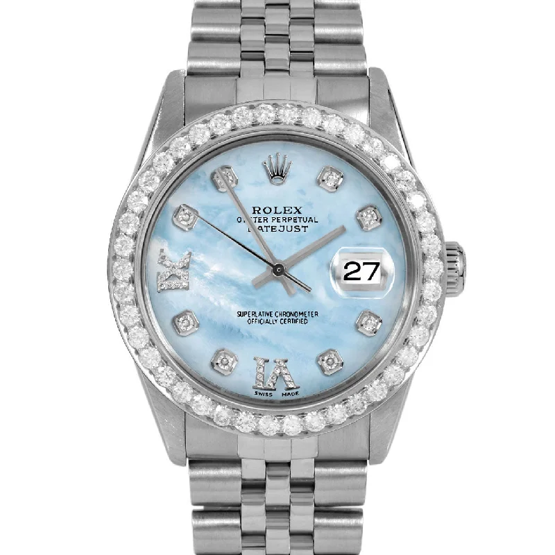 Rolex Datejust 36mm | 16014-LBMOP-8DR69-25CT-JBL