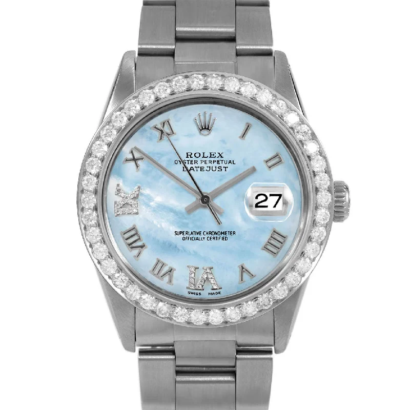 Rolex Datejust 36mm | 16014-LBMOP-RDR69-25CT-OYS