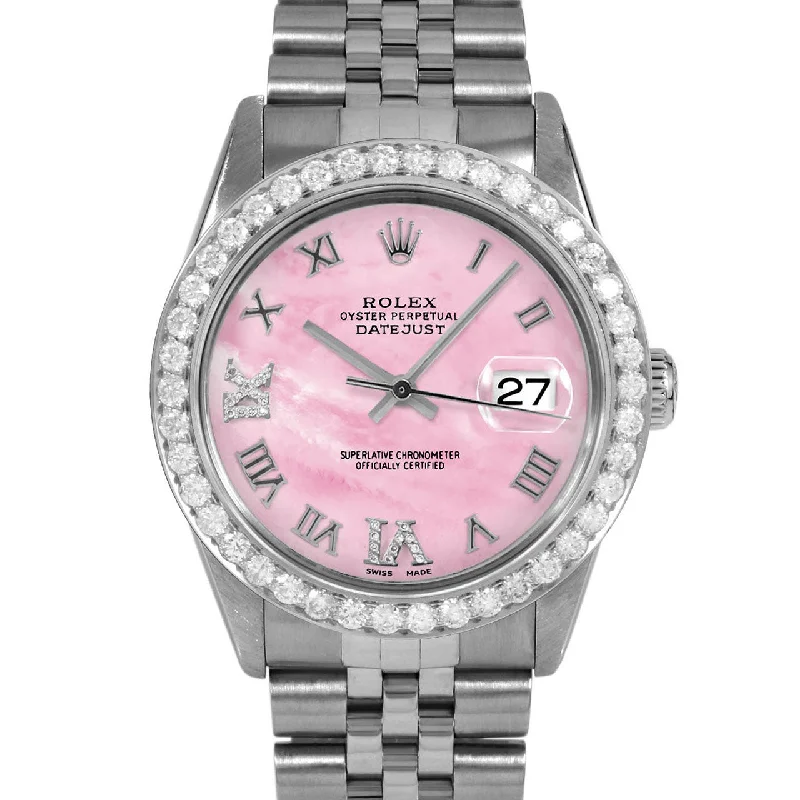 Rolex Datejust 36mm | 16014-PMOP-RDR69-25CT-JBL