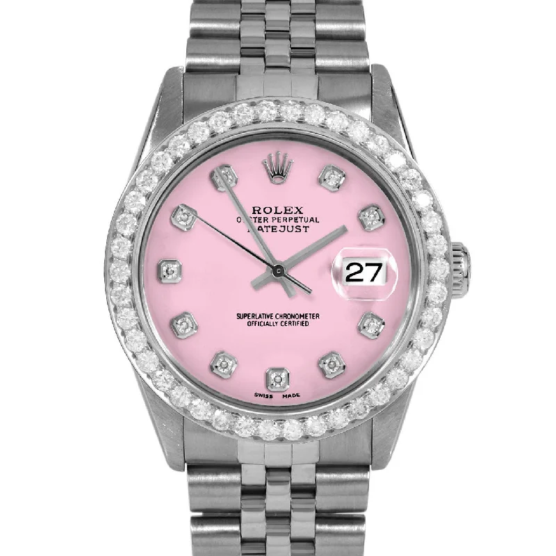 Rolex Datejust 36mm | 16014-PNK-DIA-AM-25CT-JBL