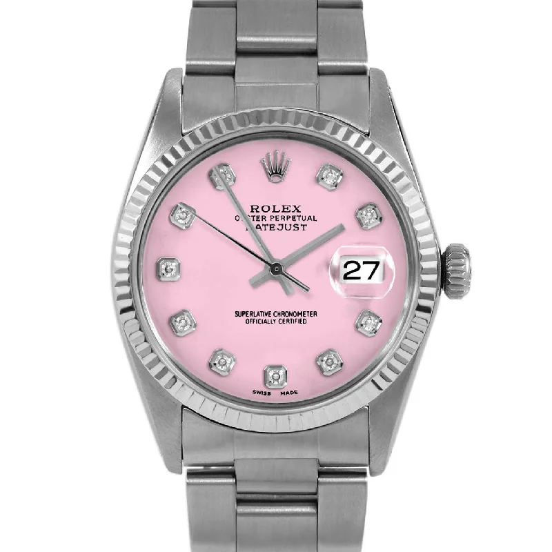 Rolex Datejust 36mm | 16014-PNK-DIA-AM-FLT-OYS