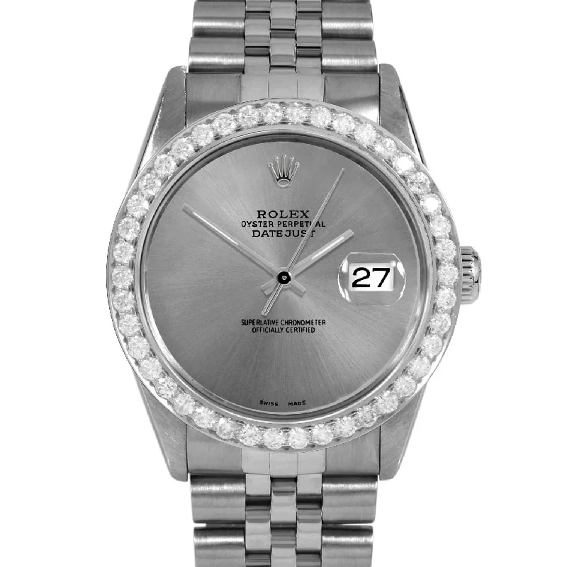 Rolex Datejust 36mm | 16014-SLT-NOHM-25CT-JBL