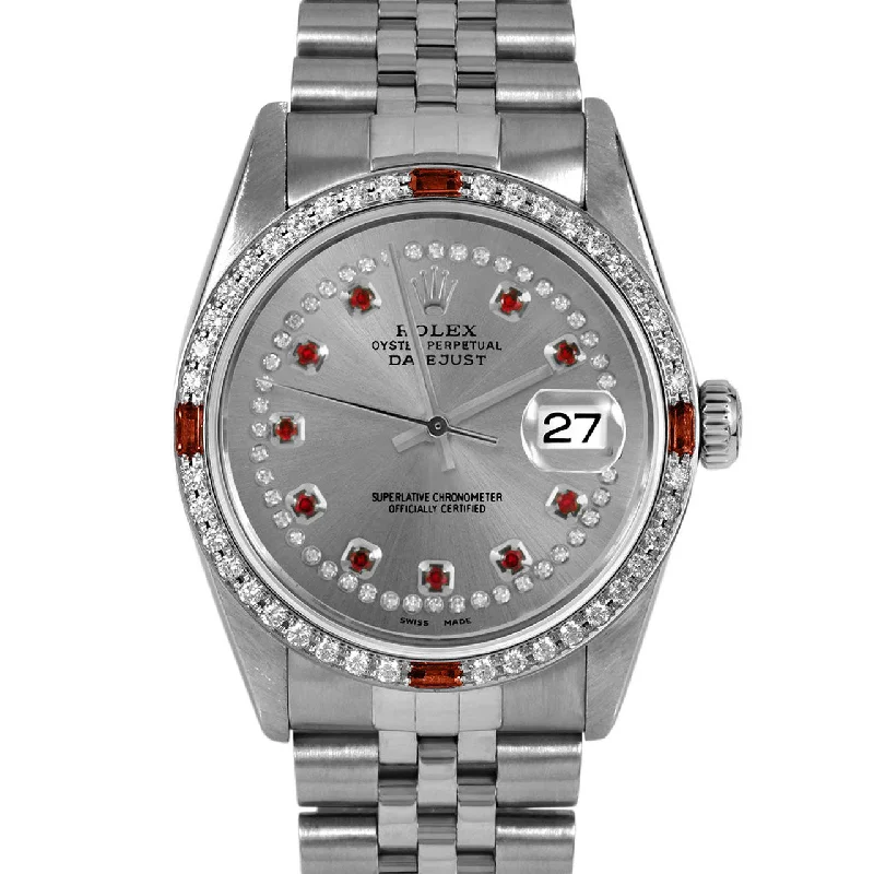 Rolex Datejust 36mm | 16014-SLT-STRR-4RBY-JBL