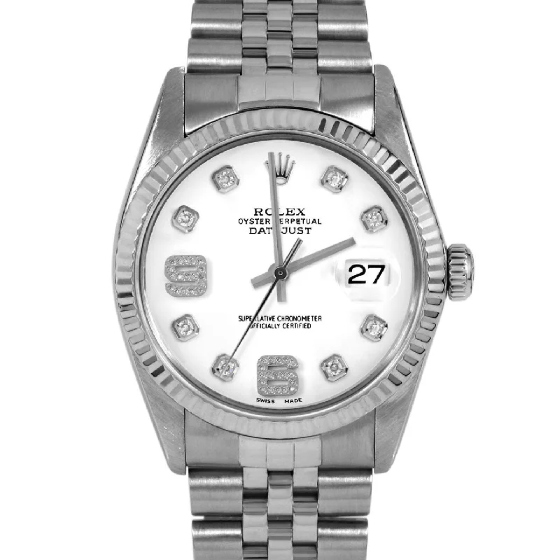 Rolex Datejust 36mm | 16014-WHT-8DA69-FLT-JBL