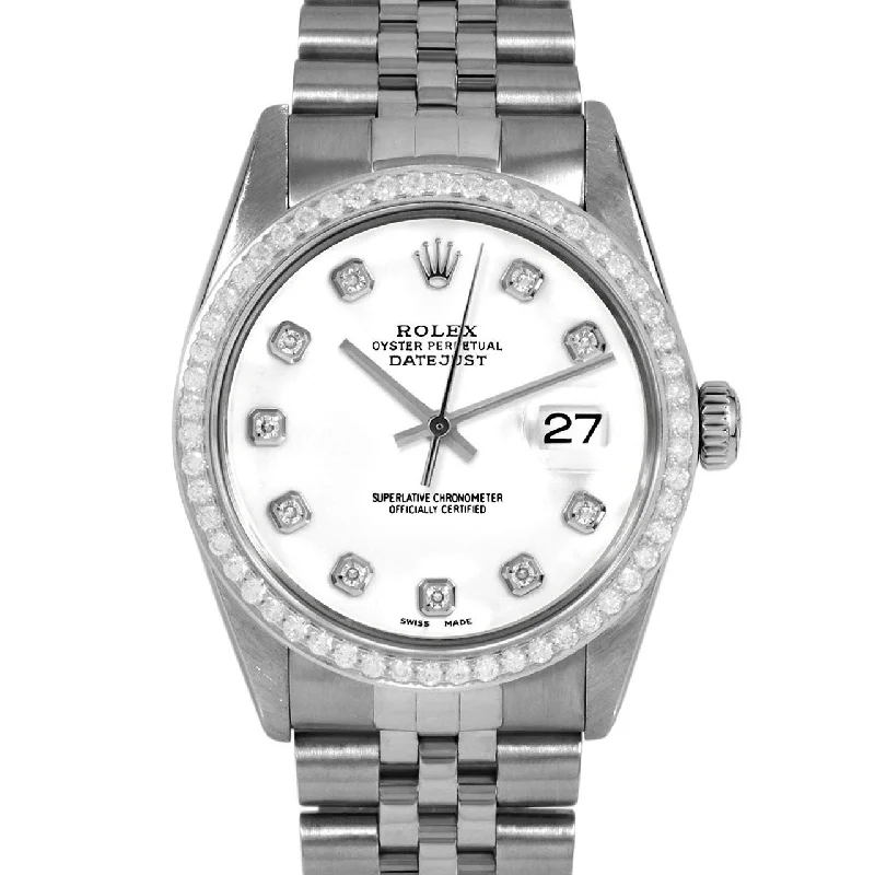 Rolex Datejust 36mm | 16014-WHT-DIA-AM-BDS-JBL