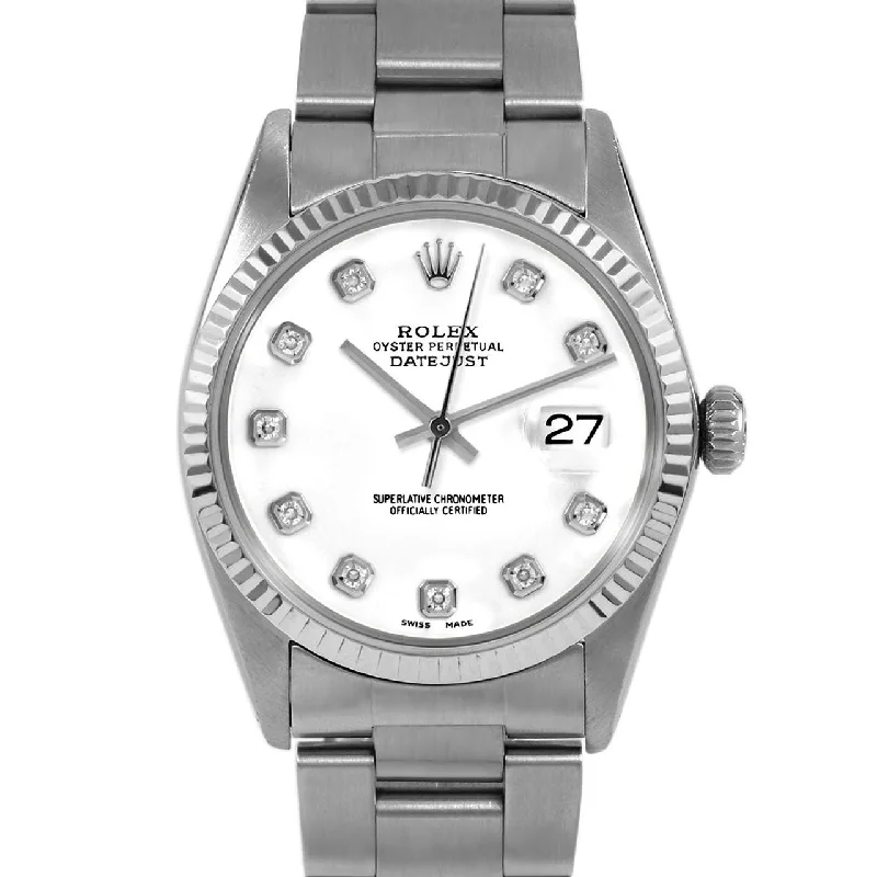 Rolex Datejust 36mm | 16014-WHT-DIA-AM-FLT-OYS