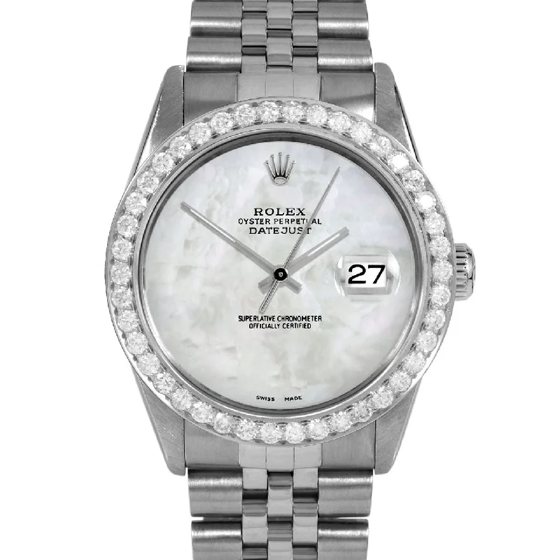 Rolex Datejust 36mm | 16014-WMOP-NOHM-25CT-JBL