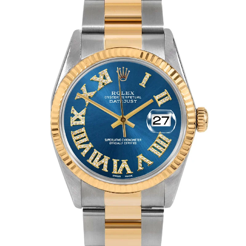 Rolex Datejust 36mm | 16233-BLU-FDR-FLT-OYS