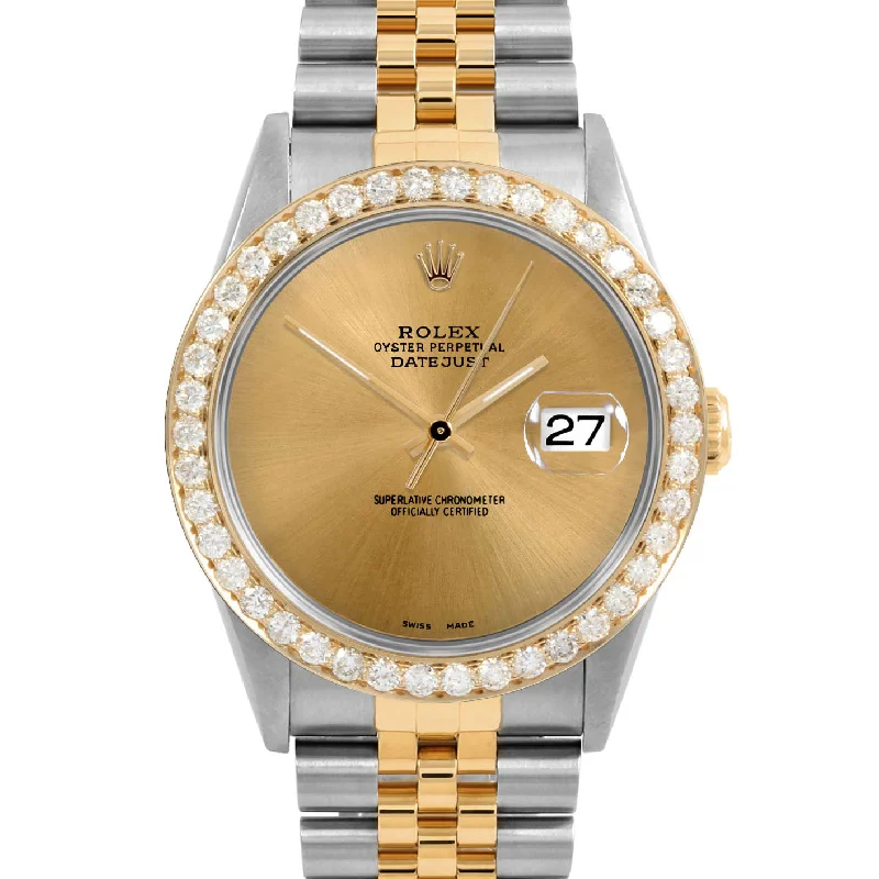 Rolex Datejust 36mm | 16233-CHM-NOHM-25CT-JBL