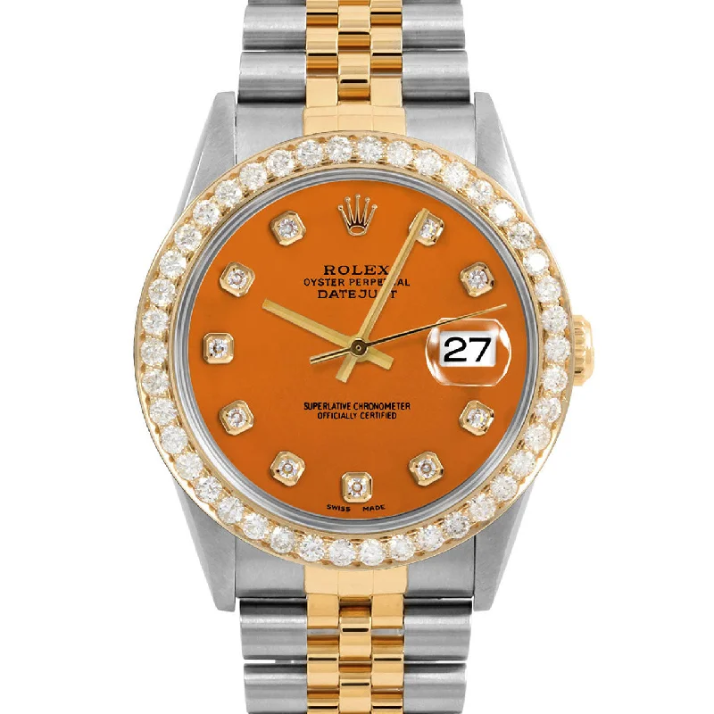 Rolex Datejust 36mm | 16233-ORN-DIA-AM-25CT-JBL